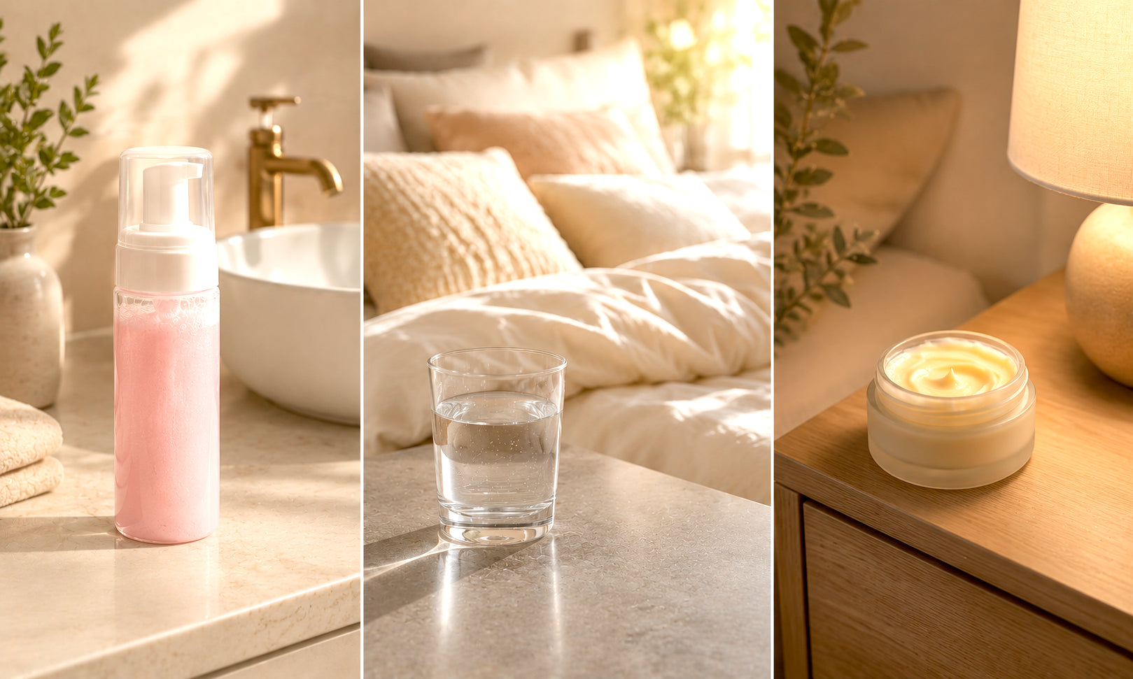 Step-by-step morning and evening under-eye skincare routine