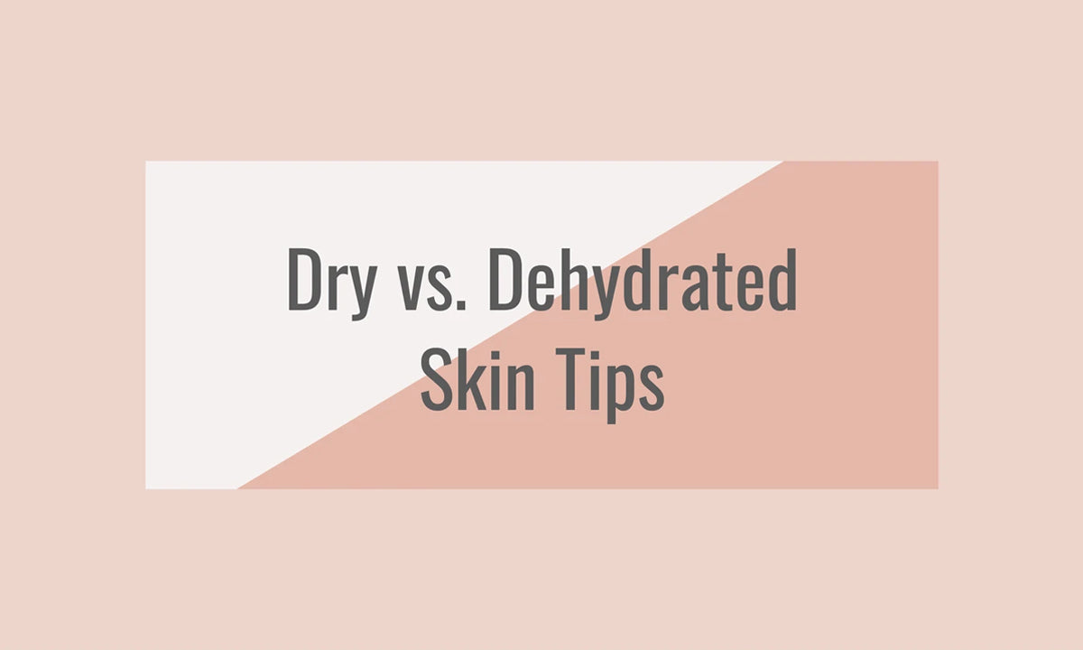 Dry skin and dehydrated skin compared with hydration and barrier care
