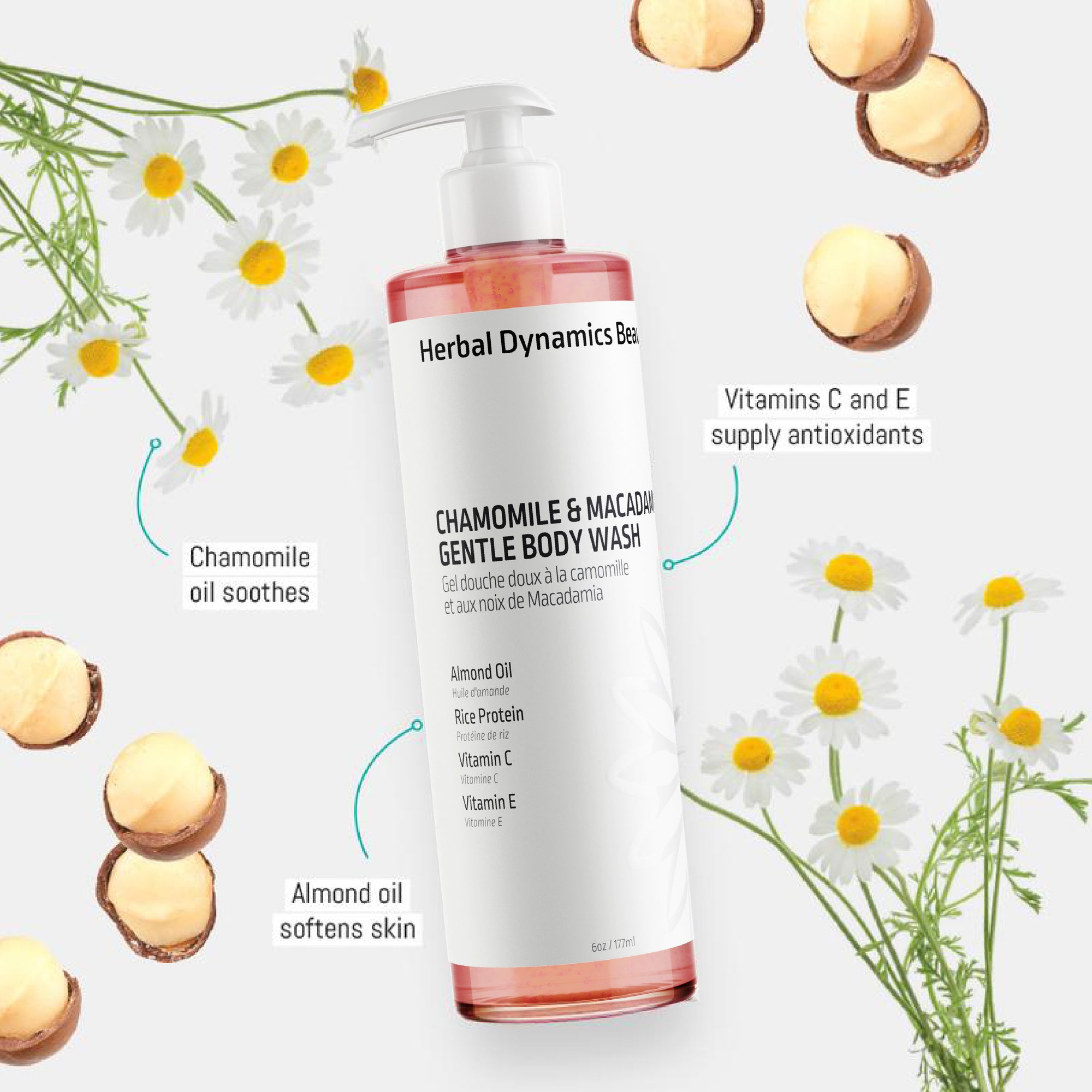 HydraSoft™ Chamomile & Macadamia Gentle Body Wash