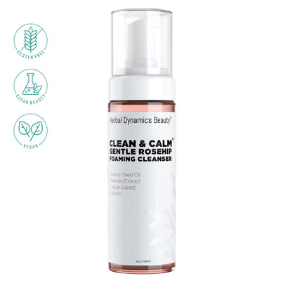 Clean & Calm® Gentle Rosehip Foaming Cleanser